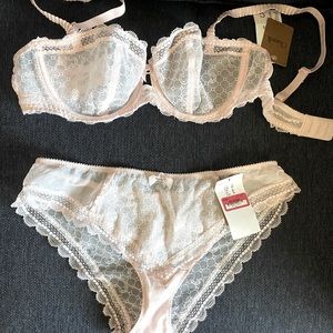 NWT Chantelle Bra & Panty Set